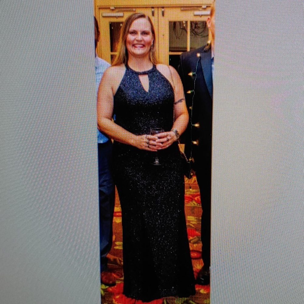 Floor length evening gown